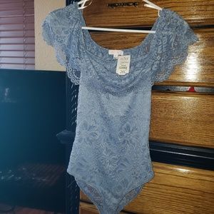 Off the shoulder body suit